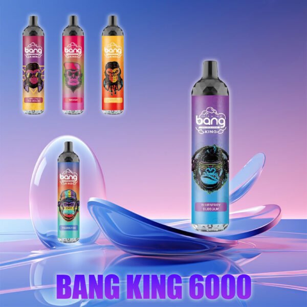 Bang King 6000 Rookwolken 0% 2% 3% 5% Nicotine Wegwerp Pod vape Groothandel - SYNCVAPE - 1