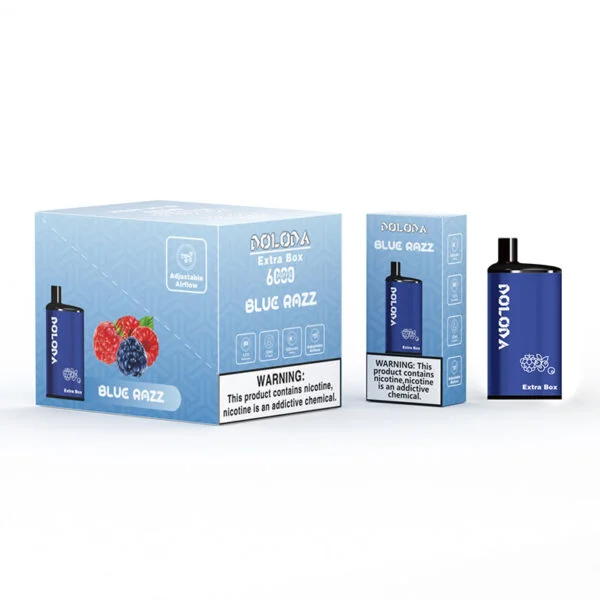 DOLODA Extra Box 6000 Puffs 2% 5% Nikotynowy akumulator jednorazowy Vape Hurt - SYNCVAPE - 9