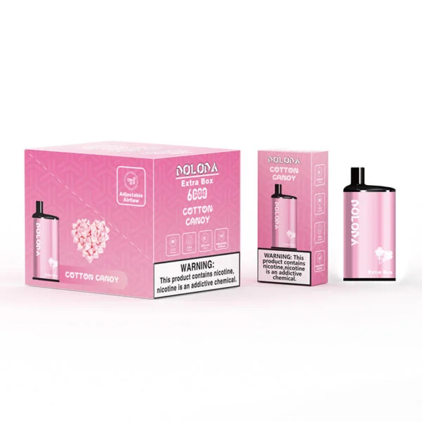 DOLODA Extra Box 6000 Puffs 2% 5% Nikotynowy akumulator jednorazowy Vape Hurt - SYNCVAPE - 8