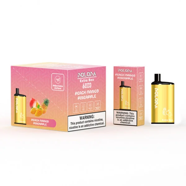 DOLODA Extra Box 6000 Puffs 2% 5% Nikotynowy akumulator jednorazowy Vape Hurt - SYNCVAPE - 6