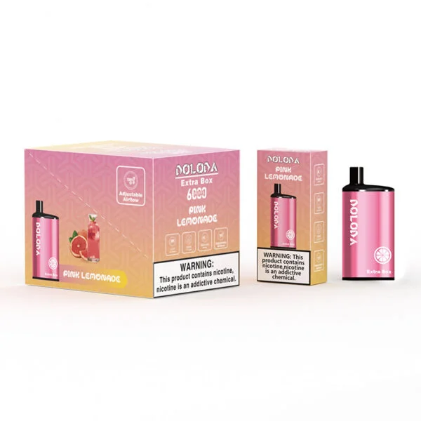 DOLODA Extra Box 6000 Puffs 2% 5% Nikotynowy akumulator jednorazowy Vape Hurt - SYNCVAPE - 5