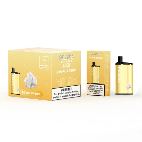 DOLODA Extra Box 6000 Puffs 2% 5% Nikotynowy akumulator jednorazowy Vape Hurt - SYNCVAPE - 4