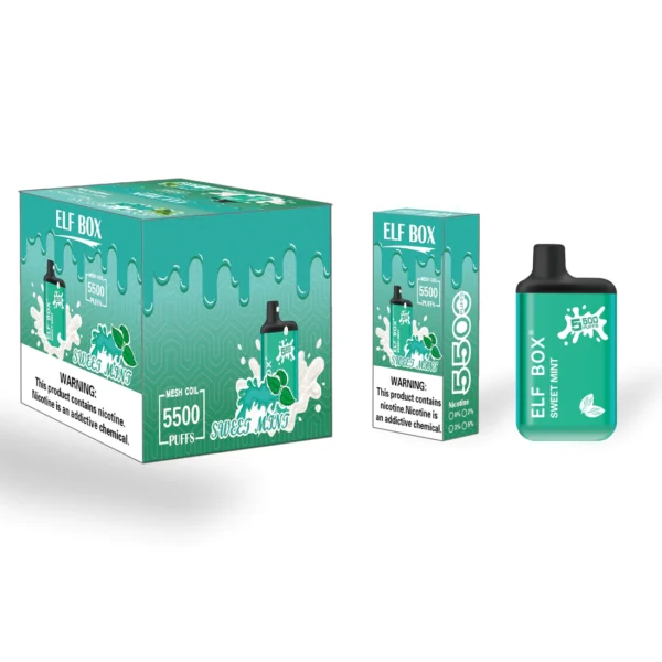 ELF BOX 5500 Jednorázová vapka 5500 potáhnutí Autentická E cigaretová pera Velkoobchod – SYNCVAPE – 5