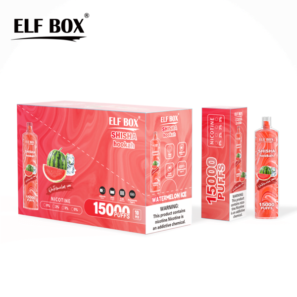 ELF BOX LS15000 Puff Shisha Hookah 0% 2% 5% Nicotine Rechargeable Disposable Vape Wholesale - SYNCVAPE - 5