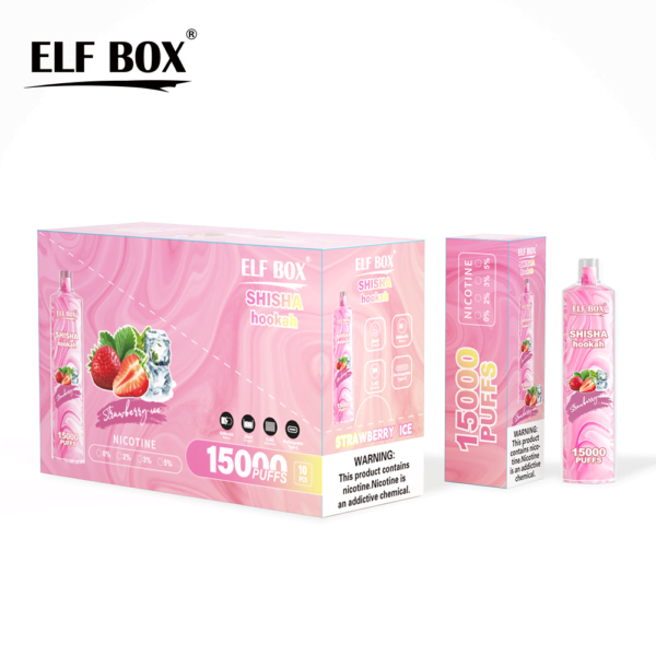 ELF BOX LS15000 Puff Shisha Hookah 0% 2% 5% Nicotine Rechargeable Disposable Vape Wholesale - SYNCVAPE - 6