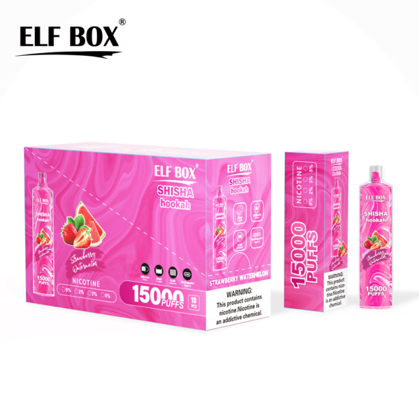 ELF BOX LS15000 Puff Shisha Hookah 0% 2% 5% Nicotine Rechargeable Disposable Vape Wholesale - SYNCVAPE - 8