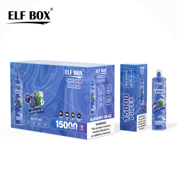 ELF BOX LS15000 Puff Shisha Hookah 0% 2% 5% Nicotine Rechargeable Disposable Vape Wholesale - SYNCVAPE - 10