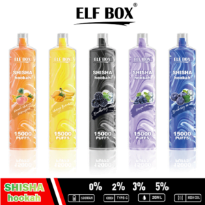 ELF BOX LS15000 Puff Shisha Hookah 0% 2% 5% Nicotine Rechargeable Disposable Vape Wholesale - SYNCVAPE - 18