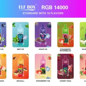 ELF BOX RGB14000 Puffs 0% 2% 3% 5% Nikotynowy akumulator jednorazowy Vape Hurt - SYNCVAPE - 10