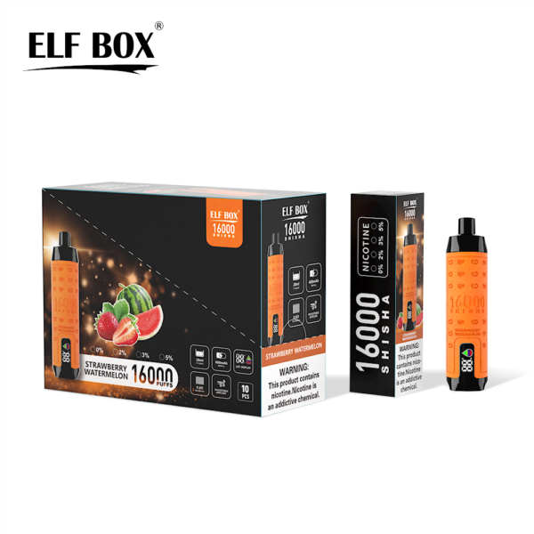 ELF BOX SHISHA 16000 Puffs 0%/2%/3%/5% Nicotine Rechargeable Disposable Vape Wholesale - SYNCVAPE - 5