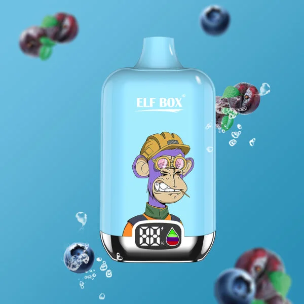 ELF kaste digitālā 12000 uzpūtienu 0% 2% 3% 5% Nikotīna LED displejs Vienreizējās lietošanas Vape Vairumtirdzniecība - SYNCVAPE - 13