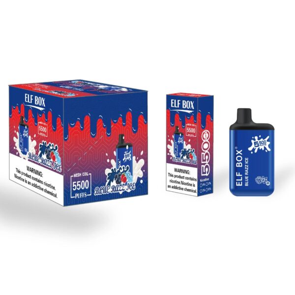 ELF BOX 5500 Jednorázová vapka 5500 potáhnutí Autentické E cigaretové pero Velkoobchod – SYNCVAPE – 8