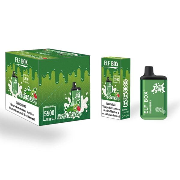 ELF BOX 5500 Jednorázová vape 5500 potáhnutí Autentické E cigaretové pero Velkoobchod – SYNCVAPE – 6