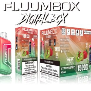 FluuM Digital Box TN 15000 Puffs 0% 2% 3% 5% Nicotina Recarregável Descartável Vape Pen Pods E-Cigarette Atacado - SYNCVAPE - 18
