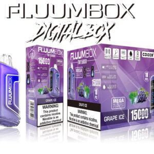 FluuM Digital Box TN 15000 Puffs 0% 2% 3% 5% Nicotina recarregável descartável Vape Pen Pods E-Cigarette atacado - SYNCVAPE - 17