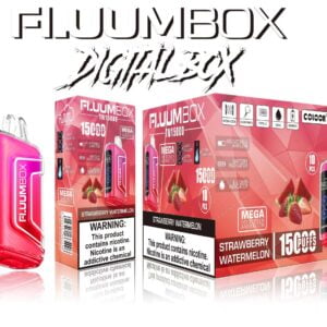 FluuM Digital Box TN 15000 Puffs 0% 2% 3% 5% Nicotina Recarregável Descartável Vape Pen Pods E-Cigarette Atacado - SYNCVAPE - 24