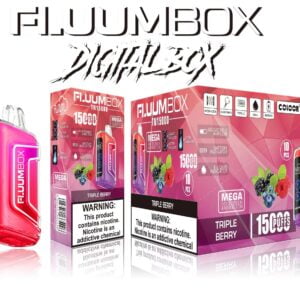 FluuM Digital Box TN 15000 Puffs 0% 2% 3% 5% Nicotina Recarregável Descartável Vape Pen Pods E-Cigarette Atacado - SYNCVAPE - 21