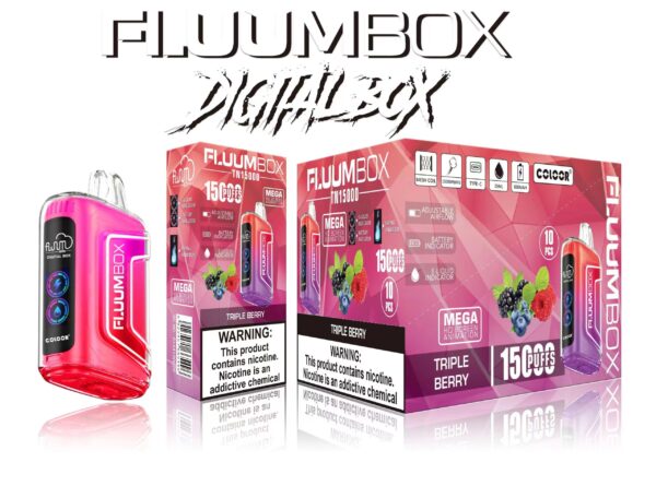 FluuM Digital Box TN 15000 Pust 0% 2% 3% 5% Nikotin Genopladelig engangs Vape Pen Pods E-cigaret Engros - SYNCVAPE - 9