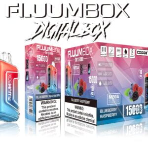 FluuM Digital Box TN 15000 Puffs 0% 2% 3% 5% Nicotina Recarregável Vape Pen Pods E-Cigarro Atacado - SYNCVAPE - 20