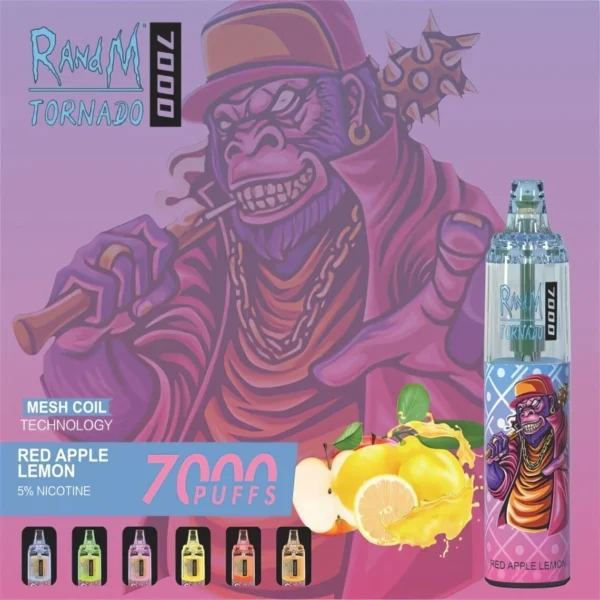 RandM Tornado 7000 Puffs 0% 2% 3% 5% Nikotin engangsvape Engros - SYNCVAPE - 3