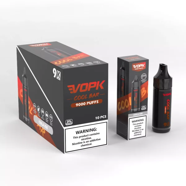 VOPK COOL BAR-9000 PUFFS 0% 2% 3% 5% Нікотиновий одноразовий вейп оптом - SYNCVAPE - 5