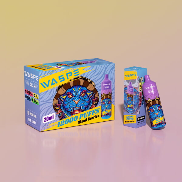 WASPE 12000 PUFFS 0% 2% 3% 5% Nikotin engangsvape Engros - SYNCVAPE - 5