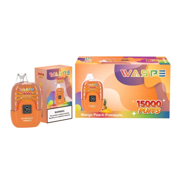 WASPE 15000 PUFFS Digital Box 0% 2% 3% 5% Nicotine Disposable Vape Wholesale - SYNCVAPE - 12