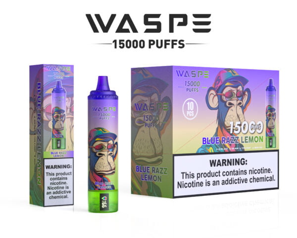 WASPE 15000 PUFFS 0% 2% 3% 5% Nicotine Disposable Vape Wholesale - SYNCVAPE - 13