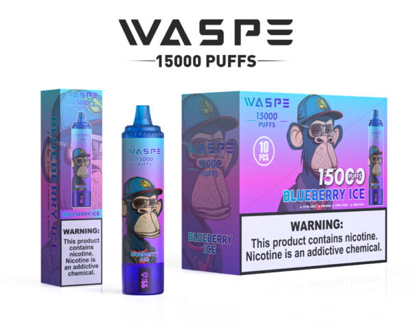 WASPE 15000 PUFFS 0% 2% 3% 5% Nicotine Disposable Vape Wholesale - SYNCVAPE - 8