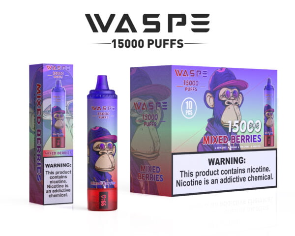 WASPE 15000 PUFFS 0% 2% 3% 5% Nicotine Disposable Vape Wholesale - SYNCVAPE - 10