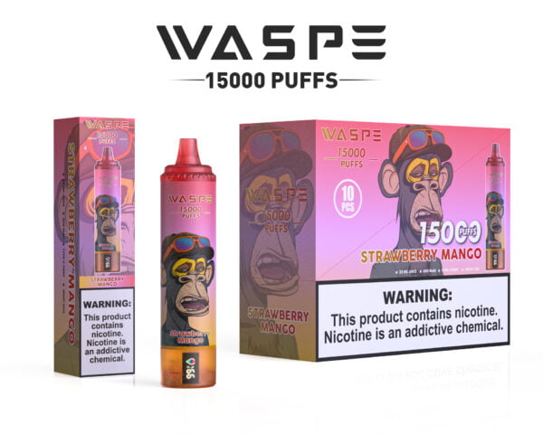 WASPE 15000 PUFFS 0% 2% 3% 5% Nicotine Disposable Vape Wholesale - SYNCVAPE - 12