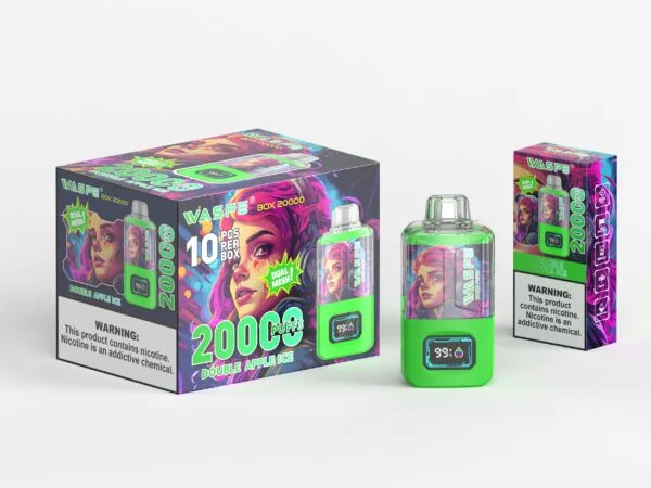 WASPE 20000 PUFFS Dual Mesh Box 0% 2% 3% 5% Nikotin engangsvape Engros - SYNCVAPE - 10