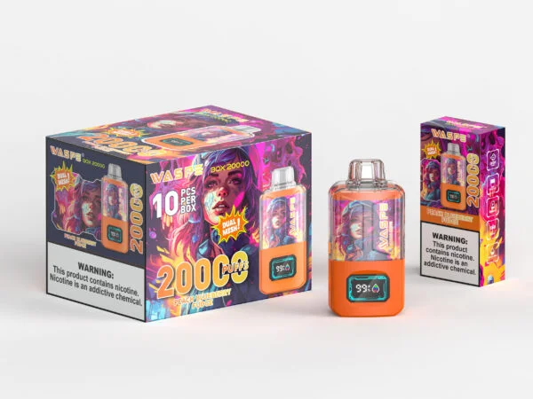 WASPE 20000 PUFFS Dual Mesh Box 0% 2% 3% 5% Nikotin engangsvape Engros - SYNCVAPE - 12