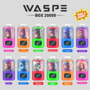 WASPE 20000 PUFFS Dual Mesh Box 0% 2% 3% 5% Nikotin engangsvape Engros - SYNCVAPE - 16