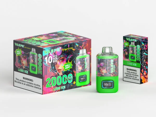 WASPE 20000 PUFFS Dual Mesh Box 0% 2% 3% 5% Nikotin engangsvape Engros - SYNCVAPE - 13