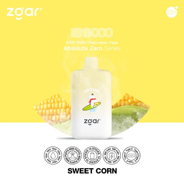 ZGAR ICE BOX 8000 Puffs 2% Никотиновый перезаряжаемый одноразовый вейп оптом - SYNCVAPE - 14