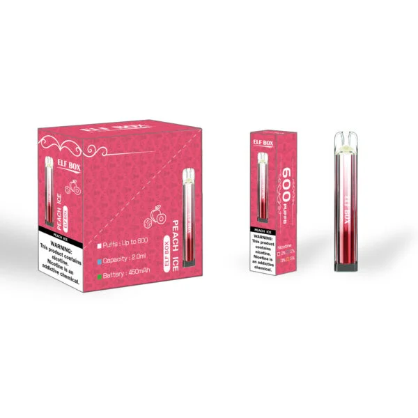 ELF BOX 600 Puffs 2% Stilo Vape de unică folosință cu nicotină Comerț cu ridicata - SYNCVAPE - 11