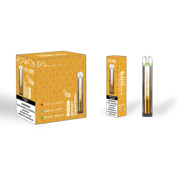 ELF BOX 600 Puffs 2% Stilo Vape de unică folosință cu nicotină Comerț cu ridicata - SYNCVAPE - 4