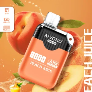 AIVONO AIM CLEAR 8000 Puffs 0% 2% 5% Caneta Vapes Descartáveis ​​Recarregáveis ​​com Baixa Nicotina em Massa Comprar Atacado - SYNCVAPE - 20