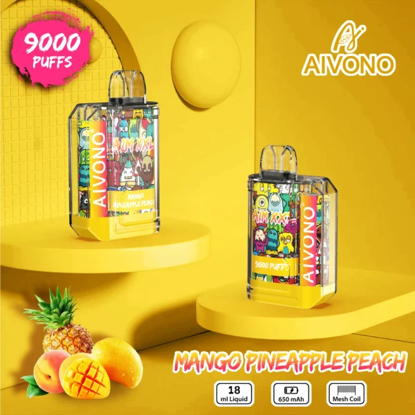 AIVONO AIM XXL 9000 Puffs 0% 2% 3% 5% Penna per vaporizzatori usa e getta ricaricabile a basso contenuto di nicotina all'ingrosso Acquista all'ingrosso - SYNCVAPE - 1