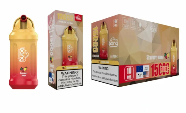 Bang 15000 Puffs 0% 2% 3% 5% Stilo vape reîncărcabil de unică folosință cu conținut scăzut de nicotină Cumpărați cu ridicata - SYNCVAPE - 6