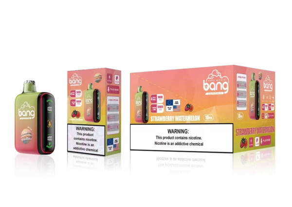 Цифровая коробка Bang 18000 Puffs с двойной сеткой 0% 2% 3% 5% Перезаряжаемая одноразовая ручка для вейпов с низким содержанием никотина Купить оптом - SYNCVAPE - 10