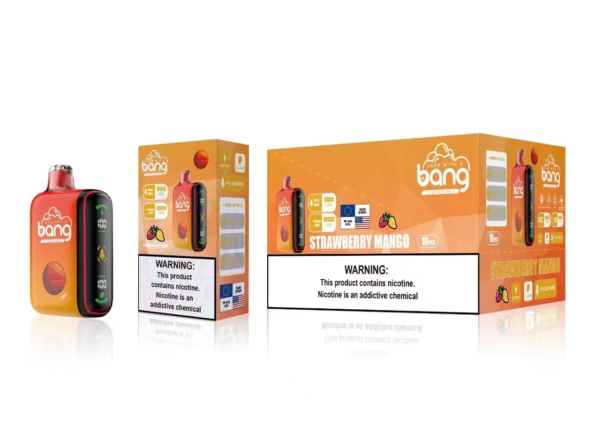 Цифровая коробка с двойной сеткой Bang 18000 Puffs 0% 2% 3% 5% Перезаряжаемая одноразовая ручка для вейпов с низким содержанием никотина Купить оптом - SYNCVAPE - 6