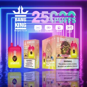Bang King 25000 Puffs Dual Pods 0% 2% 3% 5% Alacsony nikotintartalmú, újratölthető, eldobható Vapes Pen Tömeges vásárlás Nagyker - SYNCVAPE - 17