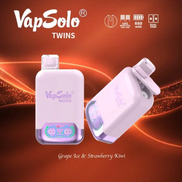 VapSolo Twins 20000 Puffs 2% 5% Перезаряджувана одноразова ручка для вейпів з низьким вмістом нікотину Купуйте оптом - SYNCVAPE - 11