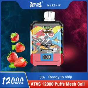 Kvadracikli Warship 12000 Puffs 5% Zema nikotīna Rechargeable Vienreizējās lietošanas Vapes Pildspalva Lielapjoma Pirkt Vairumtirdzniecība - SYNCVAPE - 18