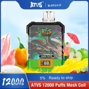 Kvadracikli Warship 12000 Puffs 5% Low Nikotine Rechargeable Vienreizējās lietošanas Vapes Pen Bulk Pirkt Vairumtirdzniecība - SYNCVAPE - 17