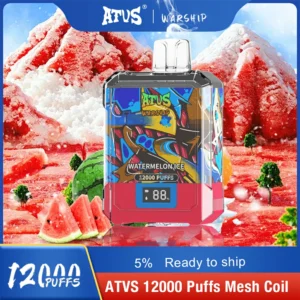 Kvadracikli Warship 12000 Puffs 5% Zema nikotīna Rechargeable Vienreizlietojami Vapes Pildspalva Lielapjoma Pirkt Vairumtirdzniecība - SYNCVAPE - 20