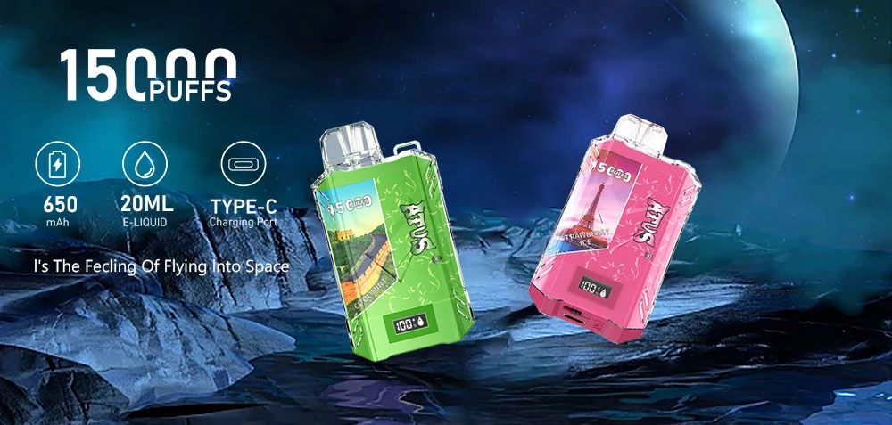 ATV:t 15000 Puffs 5% Low Nikotine Ladattava Kertakäyttöinen Vapes Pen Bulk Osta Tukkumyynti