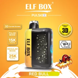 Elf Box Pulse X 25000 Puffs Dual Mesh 0% 2% 3% 5% Low Nicotine 3D Curved LED Screen Rechargeable Disposable Vapes Pen Bulk Buy Wholesale - SYNCVAPE - 12